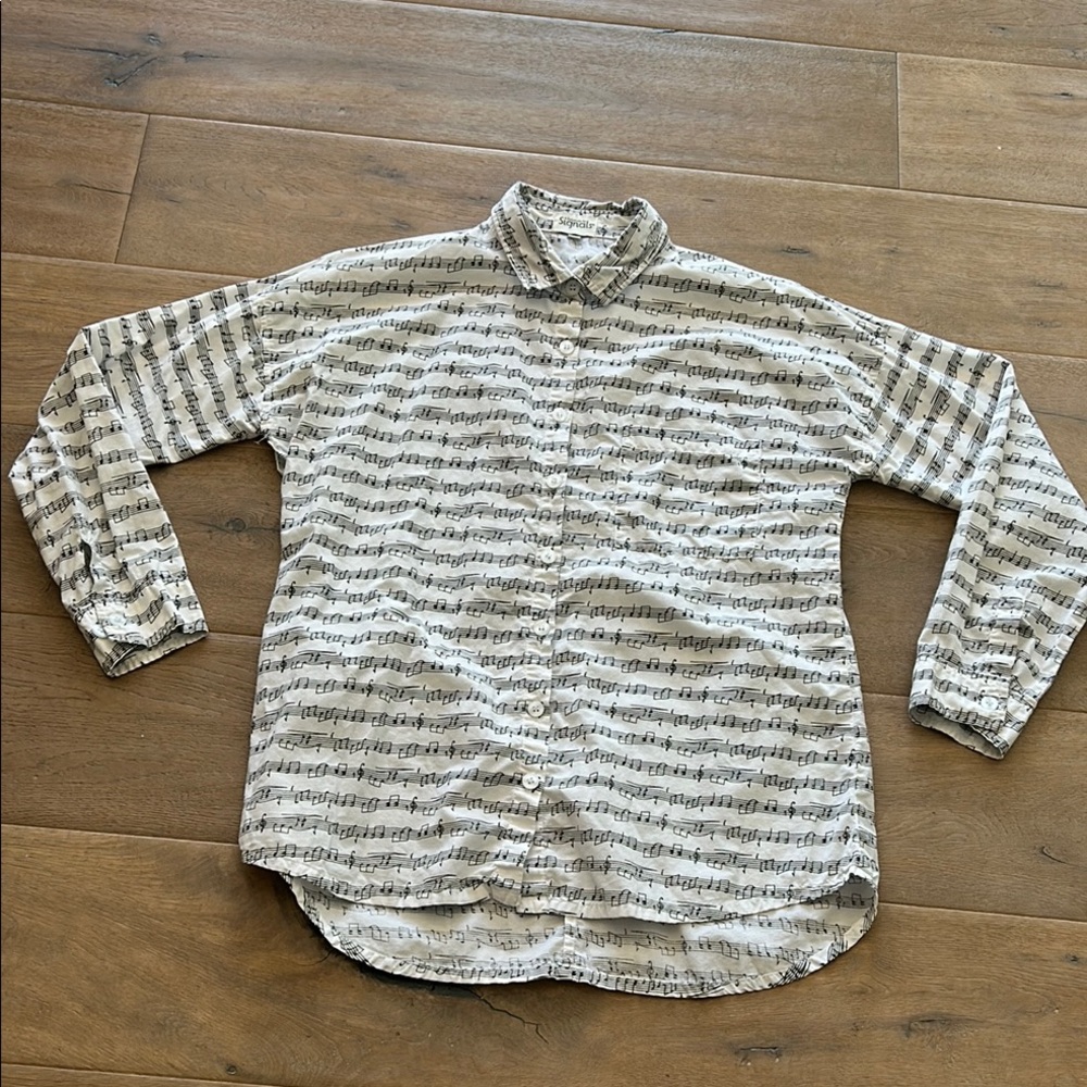 Men's Gray Striped Shirt